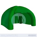 Надувная палатка зелёная 4-опорная (5х5х3,5 м)
