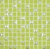 Мозаика Edna Mix №601 Зеленый 31,7x31,7 (на сетке)