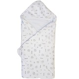Конверт- одеяло вельбоа набивной Белый 2158