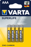 Батарейка VARTA SUPERLIFE R03 AAA BL4 (блистер 4шт)