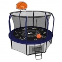 Батут с баскетбольным кольцом SUPREME GAME (blue) 10 ft + Basketball