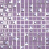 Мозаика Edna Mix №833 Пурпурный 31,7x31,7 (на сетке)