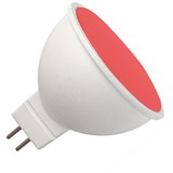 Лампа светодиодная Ecola MR16 GU5.3 220V 7W Красный матов. 47x50 M2TR70ELC