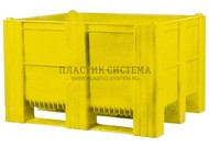 Крупногабаритный контейнер ACE 1200х1000х740 мм сплошной (Желтый)