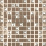 Мозаика Edna Mix №835 Светло-коричневый 31,7x31,7 (на сетке)