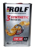 ROLF Rolf 3-Synthetic  5w-40 Acea A3/B4   4л