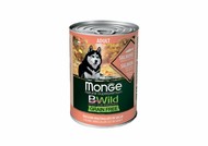Влажный корм для собак Monge BWILD Feed the Instinct. Основной ингредиент: рыба, птица (лосось)