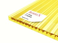 Сотовый поликарбонат "Borrex" (2100*6000*16мм) желтый