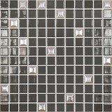 Мозаика Edna Mix №836 Темно-коричневый 31,7x31,7 (на сетке)
