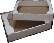 Кондтерская картонная коробка 400х255х105  №53 белый