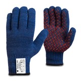Перчатки рабочие с силиконовым покрытием синие