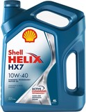 Моторное масло Shell Helix HX7 10w40 4 литра 550051575