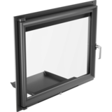 Дверца чугунная (750х607мм) для каминов AMELIA/FELIX с зольным ящиком