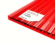 Сотовый поликарбонат "Borrex" (2100*6000*16мм) красный