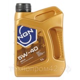 Масло моторное синтетическое NGN 5W-40 GOLD SN/CF 1 литр