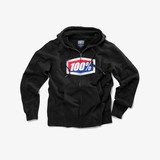 Толстовка 100% Official Zip Hooded Sweatshirt Black, Размер M