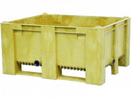 Крупногабаритный контейнер ACE Fish 460 (1200х1000х580 мм) сплошной (Желтый)
