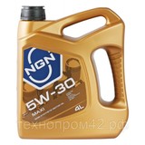Масло моторное полусинтетическое NGN 5W-30 MAXI SL/CF 4 литра