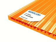 Сотовый поликарбонат "Borrex" (2100*6000*16мм) оранжевый