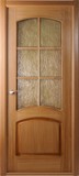 Межкомнатная дверь Наполеон (остекленное) Дуб - 2,0х0,6