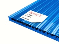 Сотовый поликарбонат "Borrex" (2100*6000*16мм) синий