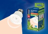 Лампа Uniel для растений A60 E27 10W прозр/алюминий LED-A60-10W/SPFR/E27/CL PLP01WH