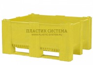 Крупногабаритный контейнер ACE 1200х1000х540 мм сплошной (Желтый)