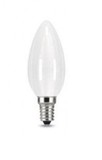 Лампа светодиодная Gauss Filament Свеча E14 5W(450lm) 4100K 4K матов. 97x35 филамент (нитевидная), 103201205