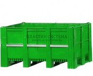 Крупногабаритный контейнер ACE 1200х1450х740 мм сплошной (Зеленый)