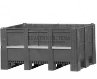 Крупногабаритный контейнер ACE 1200х1450х740 мм сплошной (Серый)