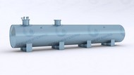 Горизонтальные стальные резервуары РГС, РГДС для нефтепродуктов