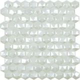 Мозаика Hex Diamond № 350D Белый 31,7x30,7 (на сетке) (0,087м.кв.)