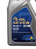 Масло моторное S-OIL 7 BLUE #7 CI-4/SL 5W30 , синтетика 4л
