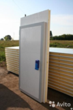 Дверь для холодильной камеры бу, ширина 850мм, высота 1950мм.