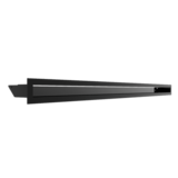 Решетка (туннель) вентиляционная LUFT/6/100/45S/C (60 мм х 1000 мм), черная