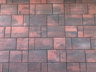 Тротуарная плитка "Новый город" (колор микс гладкий) h4 красный