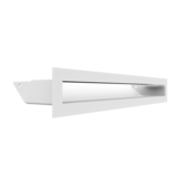 Решетка (туннель) вентиляционная LUFT/6/40/45S/B (60х400), белая