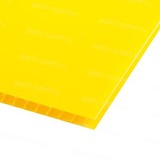 Лист сотового полипропилена 2000х3000х5 мм (1200 г/м2) (Желтый)