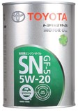 Масло моторное Toyota Motor Oil SN 5W20, (1 л.) O. E. M. TOYOTA MOTOR OIL S