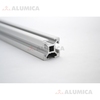 Алюминиевый конструкционный профиль сечением 20x20 без покрытия 