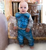 Комплект 2 предмета кофточка+штанишки для мальчика "Fashion Jeans" 580-05 р.22-68