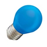 Лампа светодиодная Ecola шар G45 E27 5W Синий матов. 77x45 K7CB50ELB