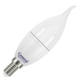Лампа светодиодная General Свеча на ветру E14 7W(560lm) 4500K 4K 35x125 пластик/алюм. 648900