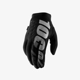 Мотоперчатки 100% Brisker Glove Black/Grey, Размер M