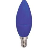 Лампа светодиодная Ecola свеча E14 6W Синяя матовая 100x37 C4TB60ELY