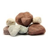 Набор камней для сауны МИКС Премиум “кварц яшма жадеит” упаковка Огненный Камень