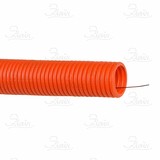 Труба гофрированная ПНД 20 мм оранжевая