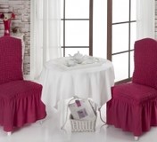 Чехлы на стулья (2 шт) цвет фуксия