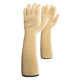 Термостойкие перчатки от ожогов удлиненные из арамидной нити, t до 400 °С