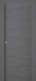 Межкомнатная дверь Svea (полотно глухое) Эмаль графит - 2,0х0,6